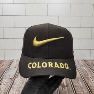 Nike 90's Center Swoosh University Of Colorado Buffaloes Adjustable Snapback Hat